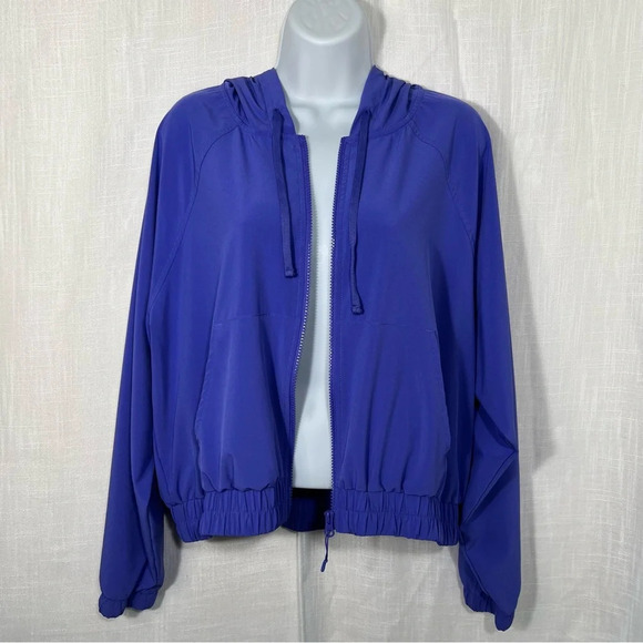 Z by Zella Periwinkle Blue Zip Up Lightweight Athletic Jacket - Picture 3 of 8
